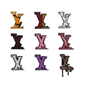 L.v letter Designer brand boujee patches