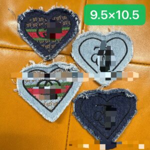 Denim Designer brand boujee patches