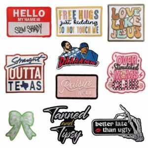 Popular iron on patches