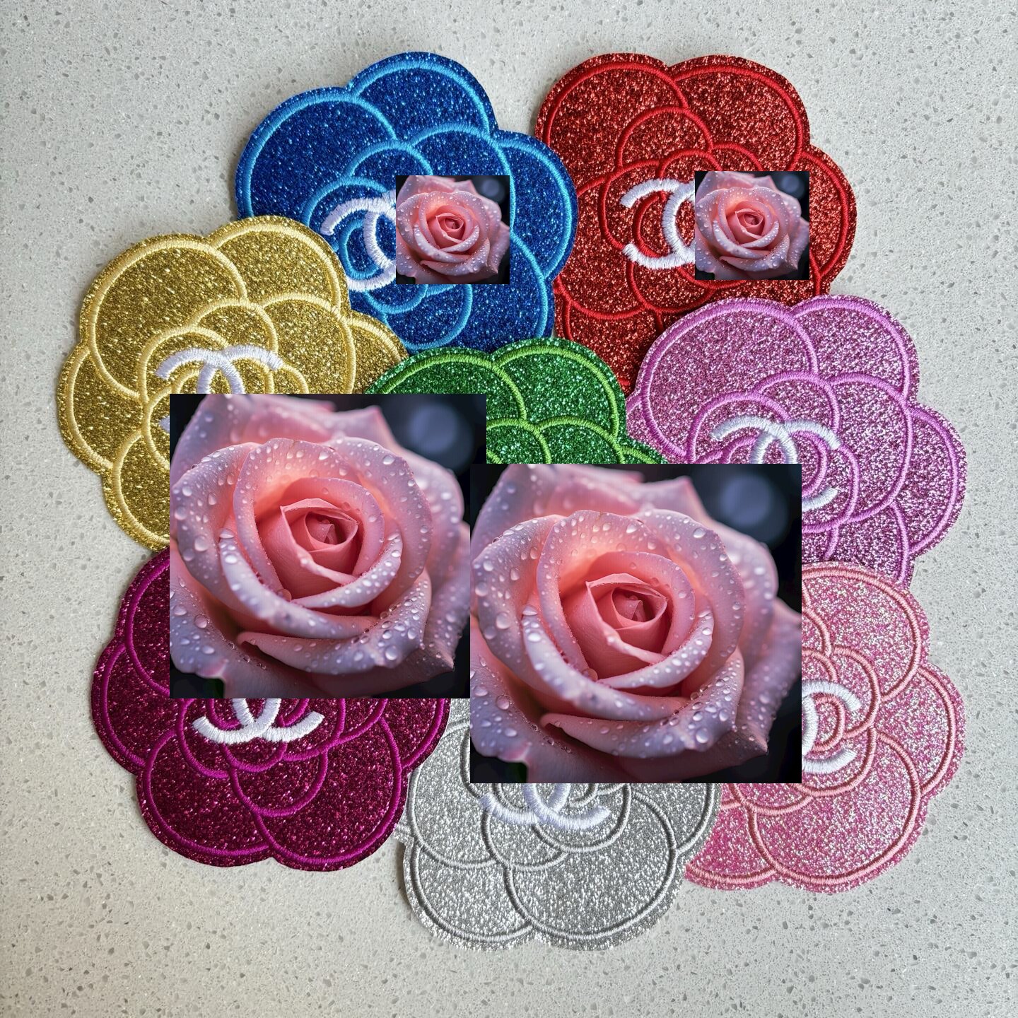 CC bling designer brand boujee patches