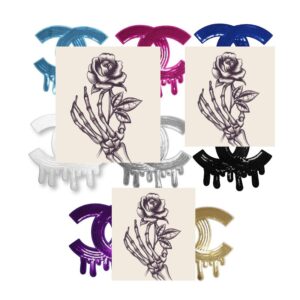 Large bling designer brand boujee patches
